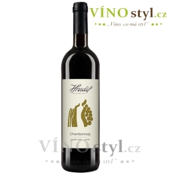 Chardonnay, pozdní sběr 2024, víno bílé - suché