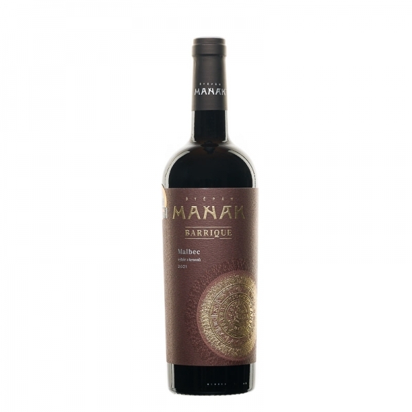Malbec Barrique, výběr z hroznů 2024, víno červené - suché