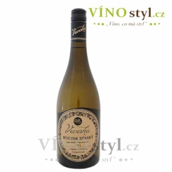 Ryzlink rýnský, pozdní sběr 2024, víno bílé - suché