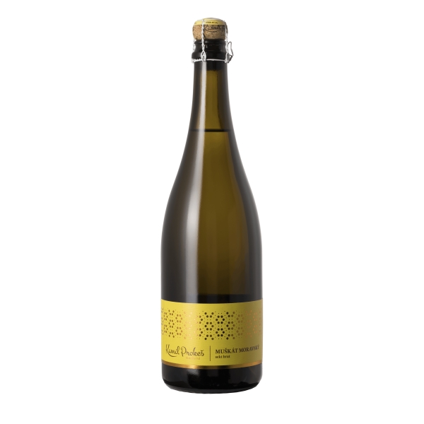 Muškát moravský sekt 2022, brut