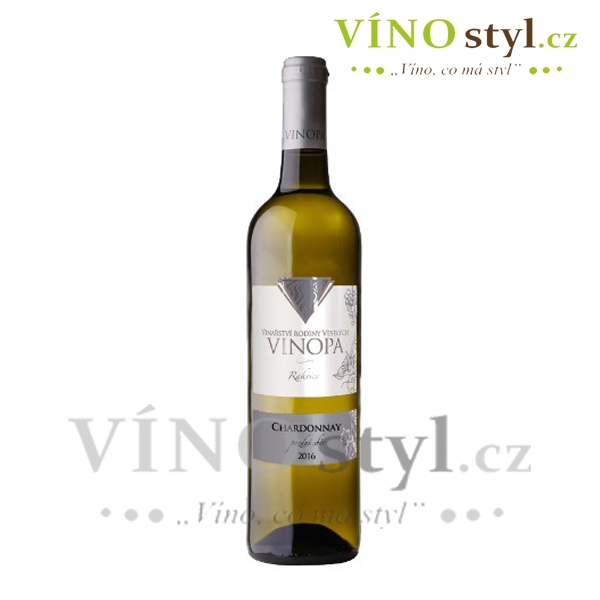 Chardonnay, pozdní sběr 2021, víno bílé - suché