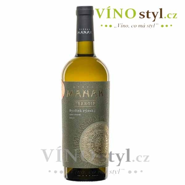 Ryzlink vlašský, výběr z bobulí 2023, víno bílé -polosladké