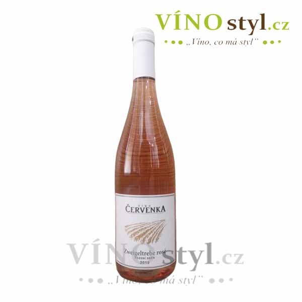 Zweigeltrebe Rosé, moravské zemské víno 2023, víno růžové - suché