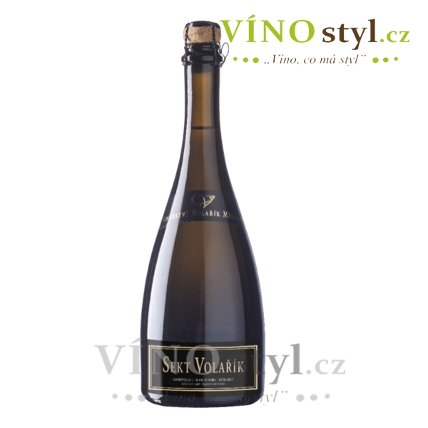 Sekt Volařík - Ryzlink vlašský 2019, extra brut