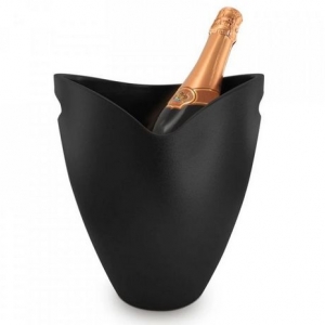 Chladící nádoba na víno / sekt  - Černá Pulltex 