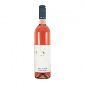 Rosé Horák, pozdní sběr 2022, víno růžové - polosuché