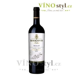 Merlot, pozdní sběr 2023, víno červené - suché - FLOWER LINE