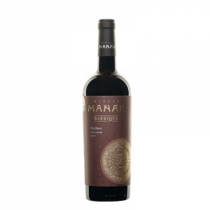 Merlot barrique, výběr z hroznů 2023, víno červené - suché