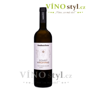 Starý vinohrad - Veltlínské zelené, pozdní sběr 2020, víno bílé-suché