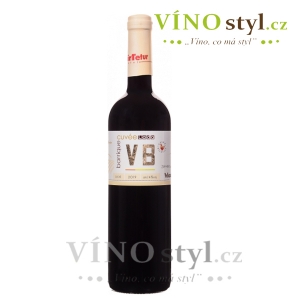 VB cuvée barrique ZW+RM, pozdní sběr 2019, víno červené - suché